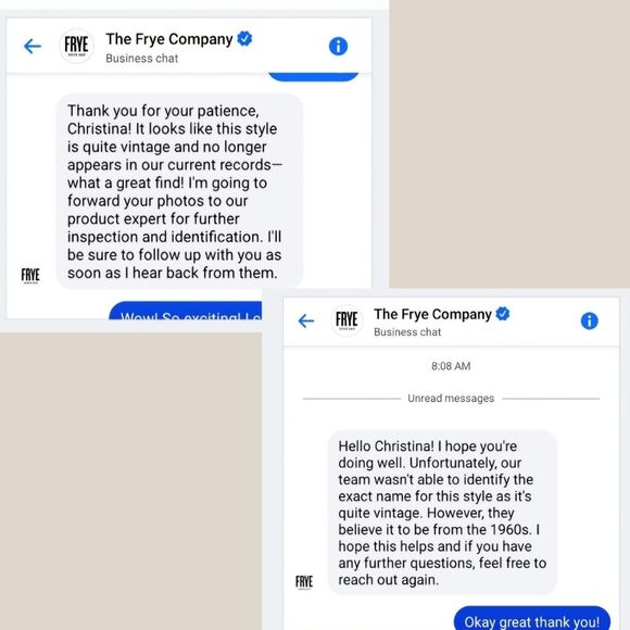 Rare Vintage Frye- Black Label Boots - Women's 6B - Picture 16 of 16